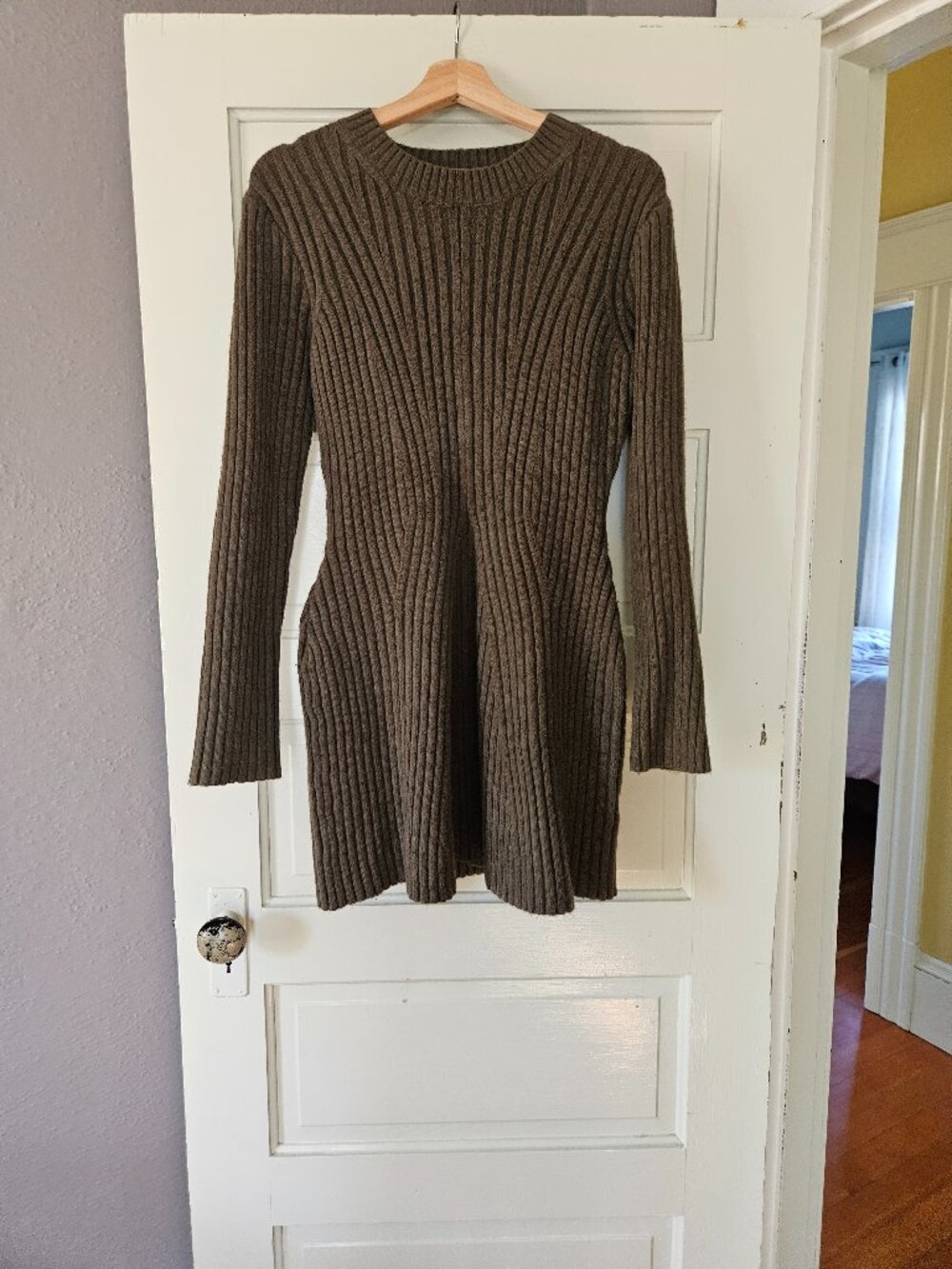 Viral H&M a-line mini sweater dress